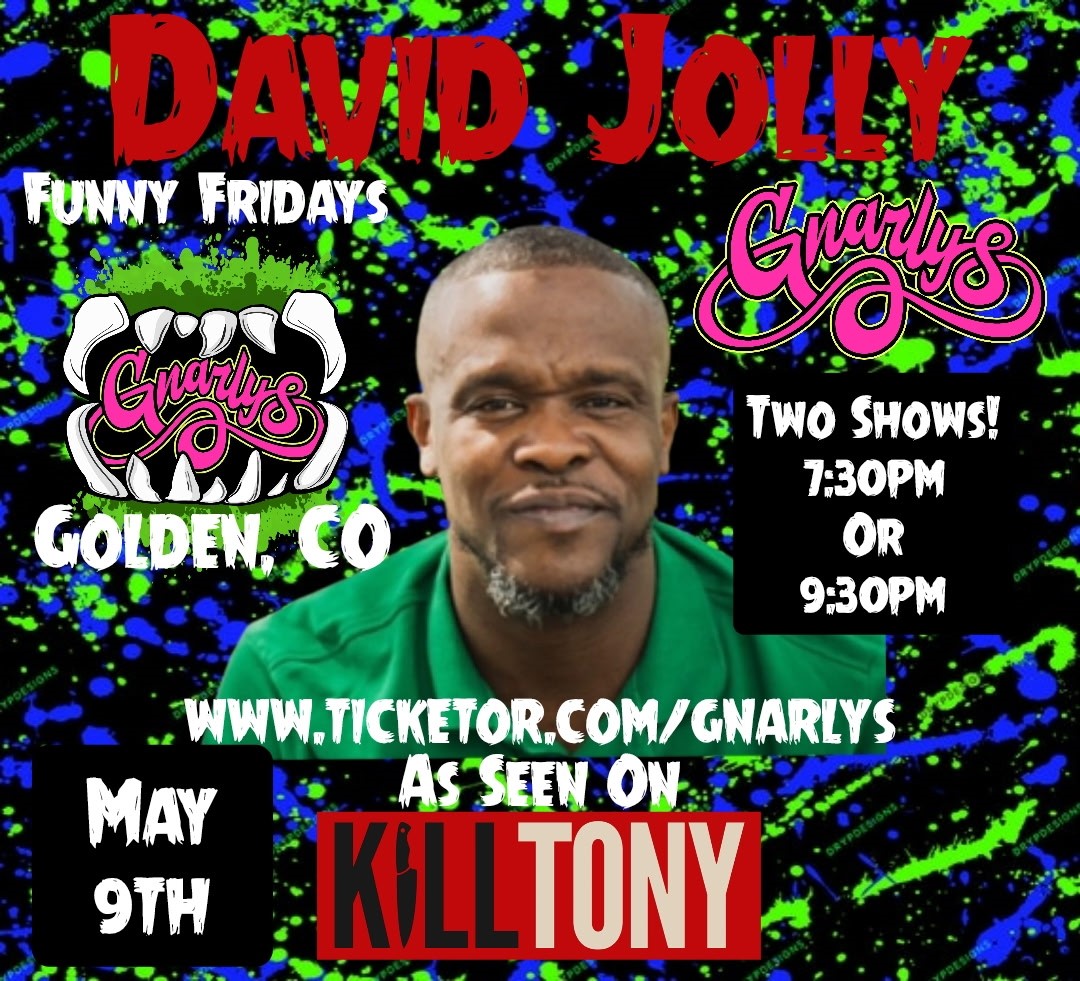 Get information & buy tickets to David Jolly  on May 09, 19:30 @Gnarly's | Gnarly's