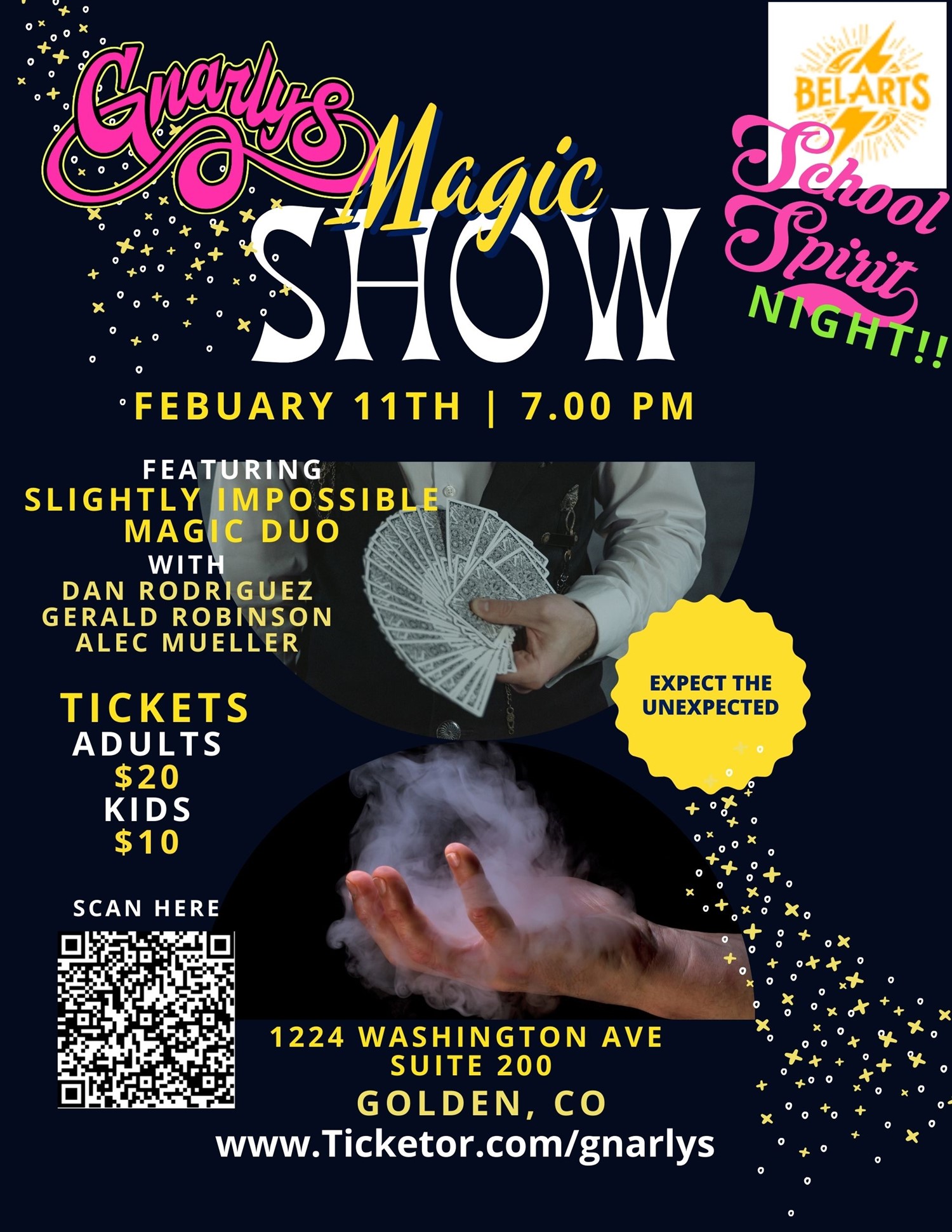 Get information & buy tickets to Trickster Tuesday Magic Showcase Slightly Impossible w/Gerald Robinson, Alex Mueller, and Charly Wonder on Feb 25, 19:00 @Gnarly's