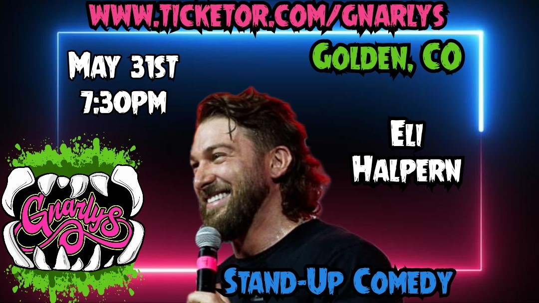 Eli Halpern and Special Guests Stand up comedy flyer