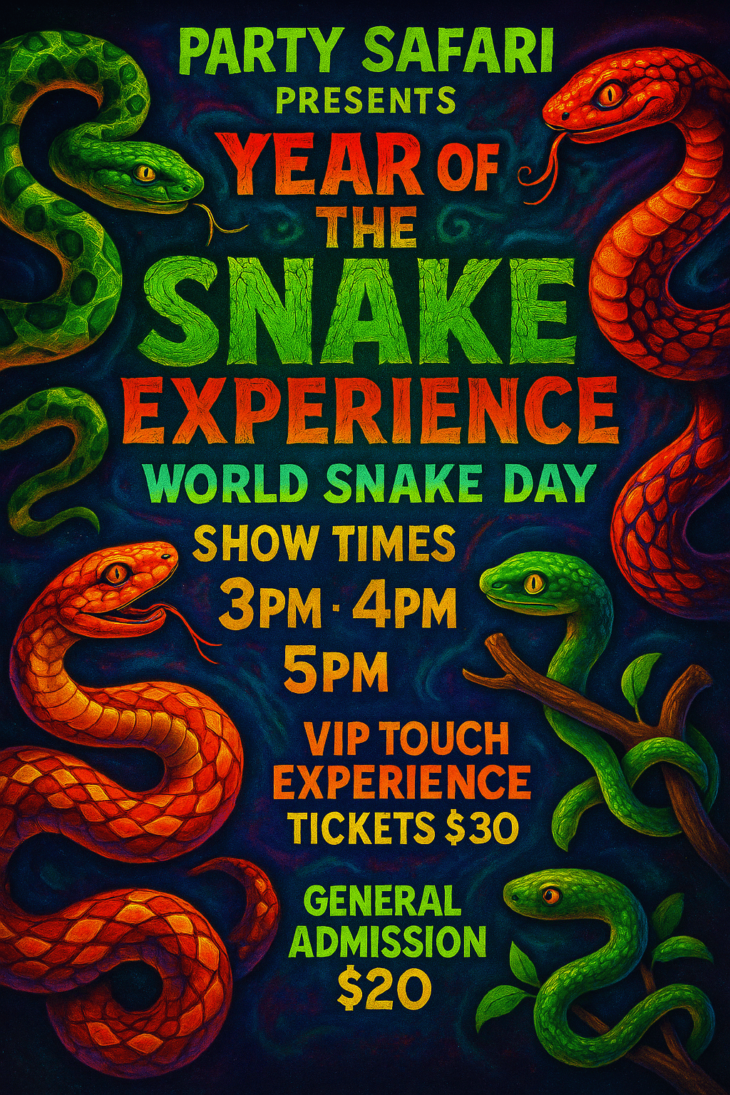 Party Safari Presents Year of the Snake Experience image