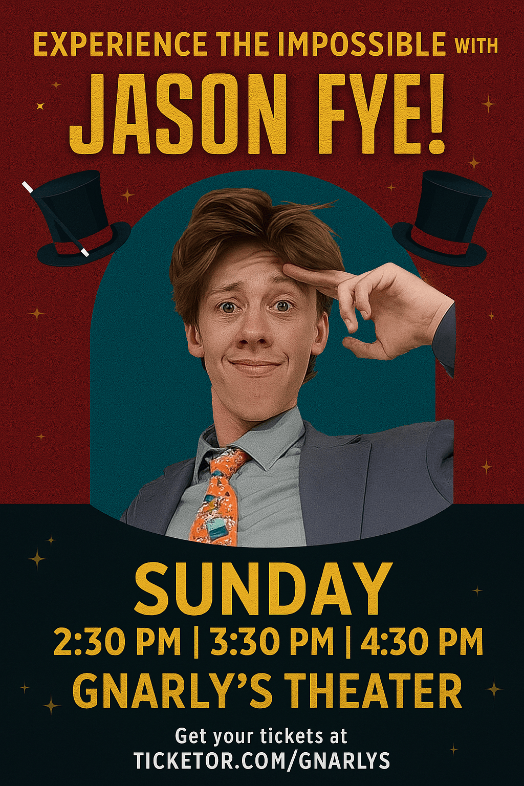Sunday Family Friendly 30 minute Magic Show image