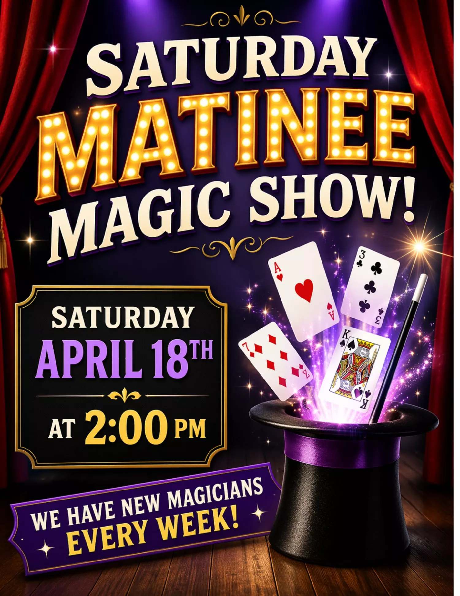 Saturday Matinee Magic Show image