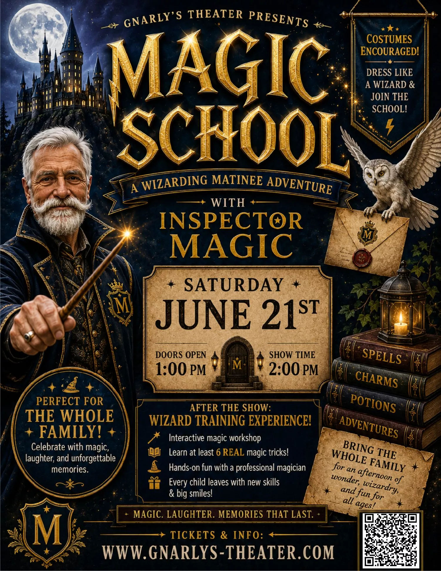 Get information & buy tickets toWizarding Magic School A Harry Potter Experience!t on Jun 21, 14:00 @Gnarly's | Gnarly's