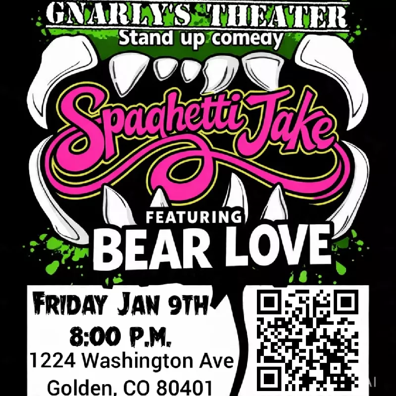 Spaghetti Jake featuring Bear Love stand up comedy