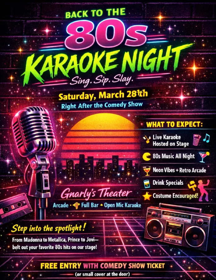 Back to the 80s Karaoke Night After Party