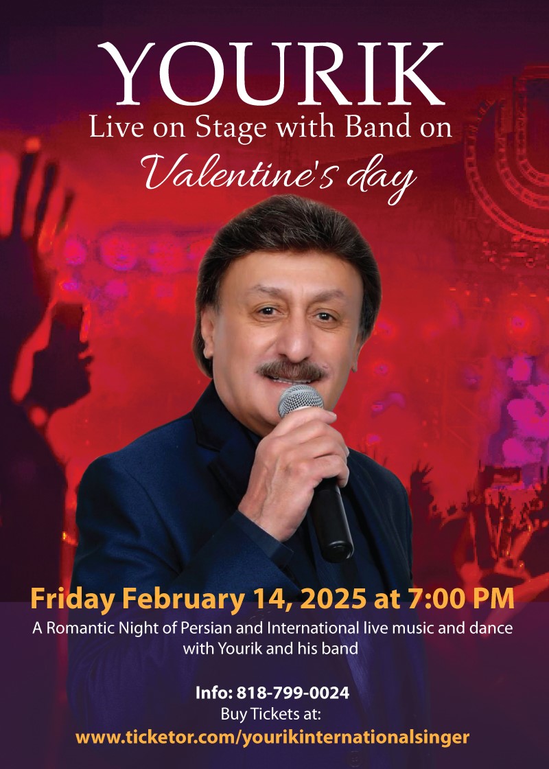 A Romantic Night With Yourik And His Band on Valentine’s day image