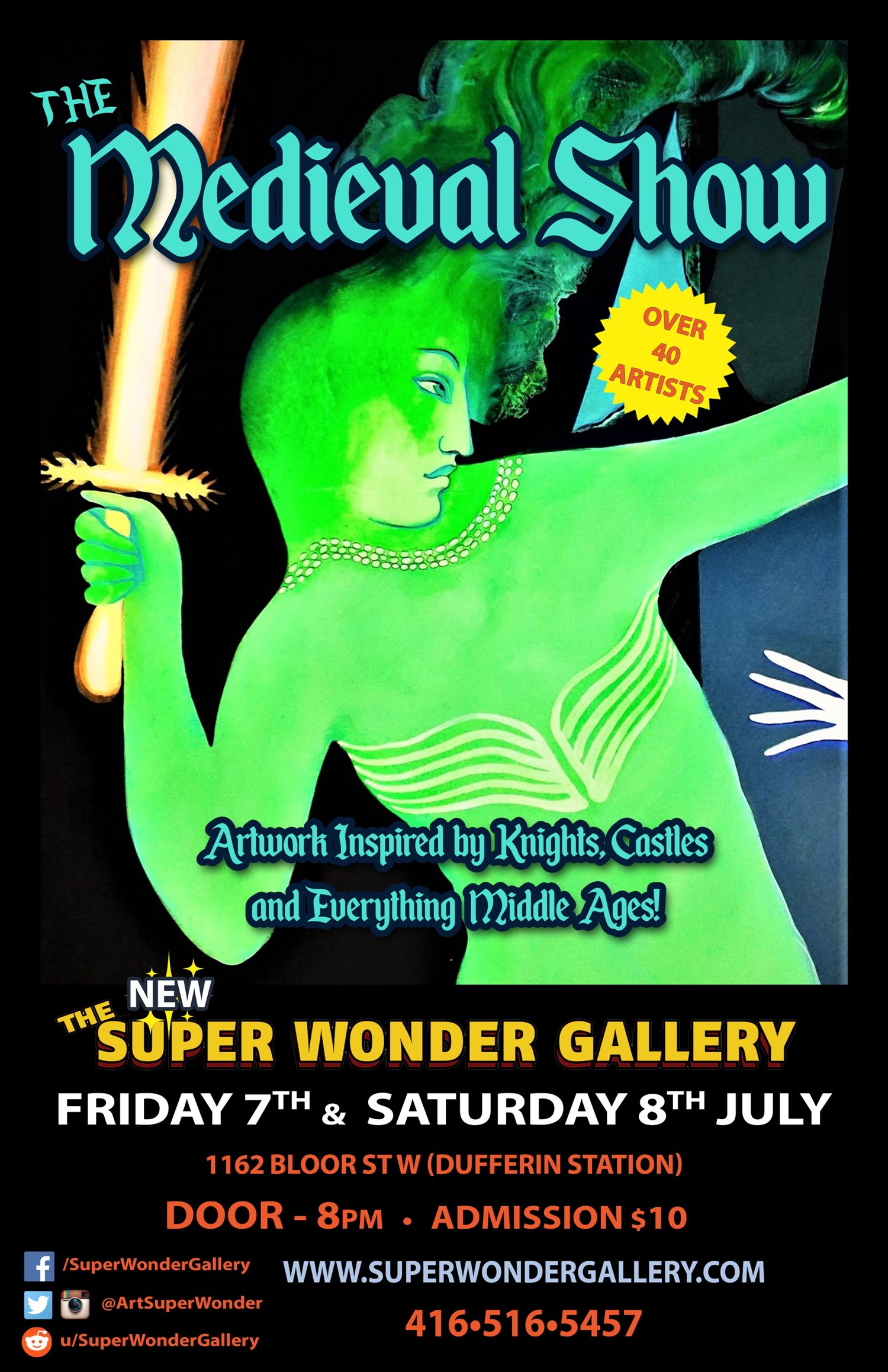 The Medieval Show Friday on Jul 07, 20:00@SUPER WONDER GALLERY - Buy tickets and Get information on Super Wonder Gallery 