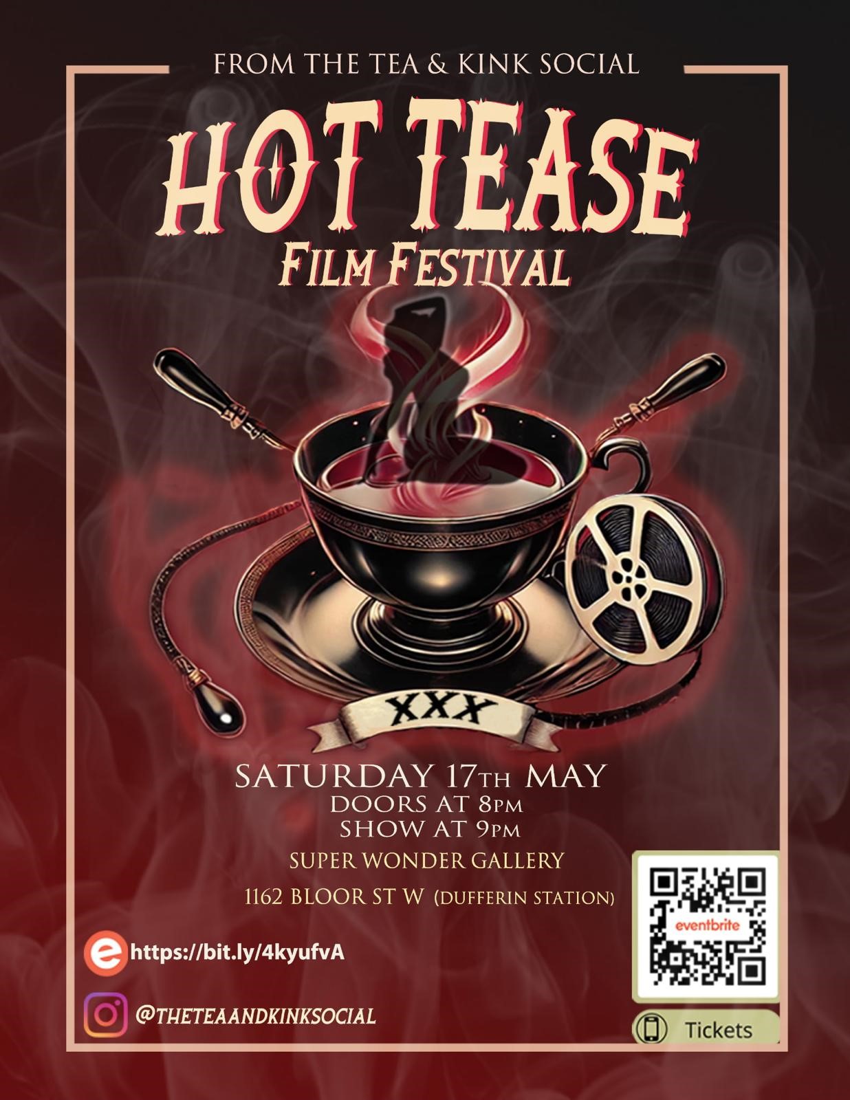 Get information & buy tickets to Hot Tease Film Festival  on May 17, 20:00 @SUPER WONDER GALLERY | Super Wonder Gallery