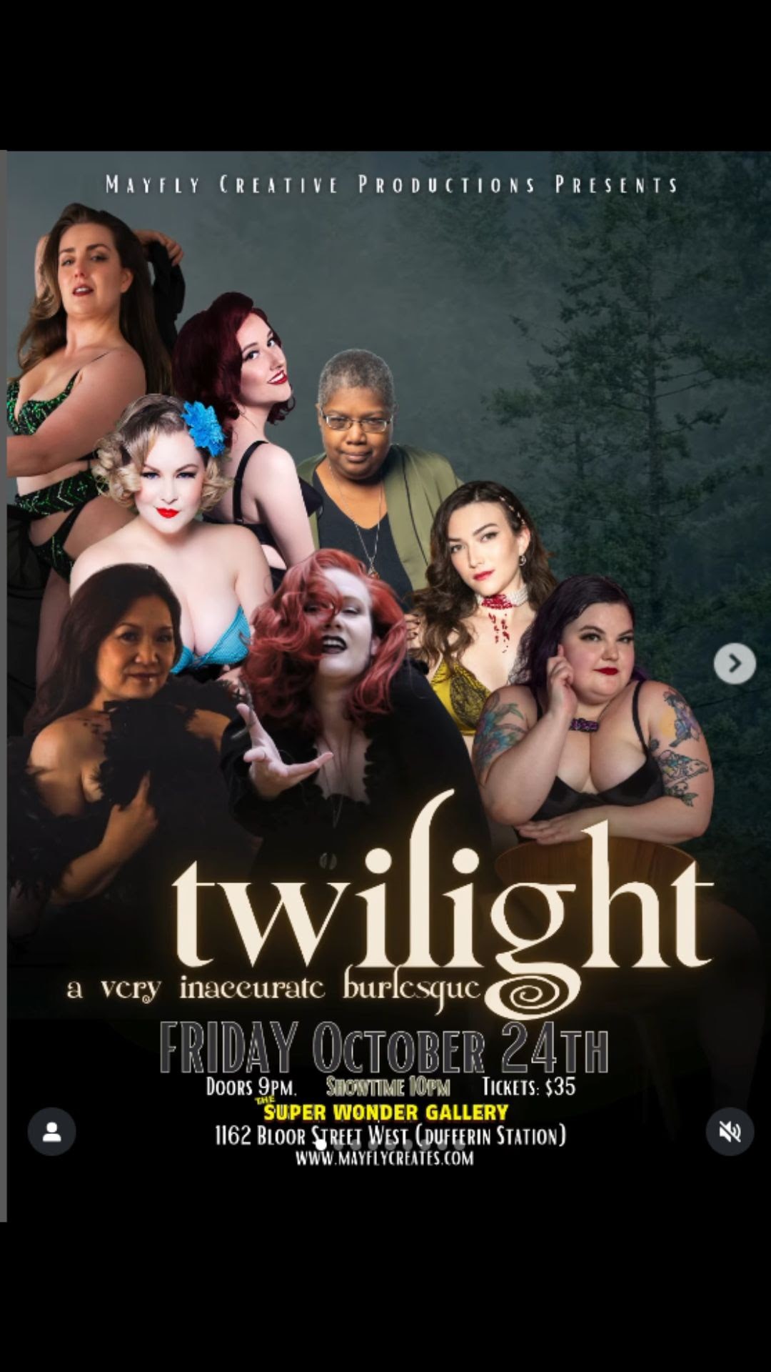 Get information & buy tickets toBURLESQUE The Menagerie on oct. 24, 21:00 @SUPER WONDER GALLERY | Super Wonder Gallery
