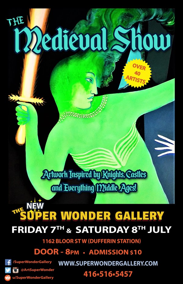 Get Information and buy tickets to The Medieval Show Saturday on Super Wonder Gallery