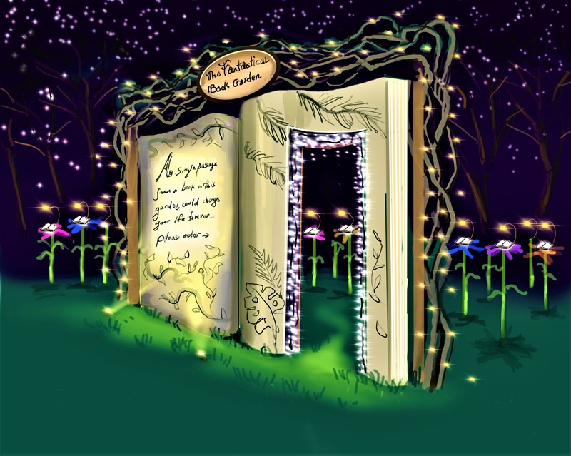 Get Information and buy tickets to FANTASTICAL BOOK GARDEN Donations Appreciated on Super Wonder Gallery