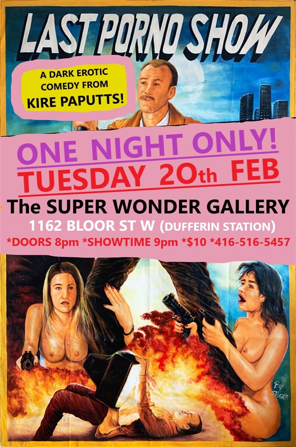 Get Information and buy tickets to LAST PORNO SHOW A TIFF Film Showing on Super Wonder Gallery