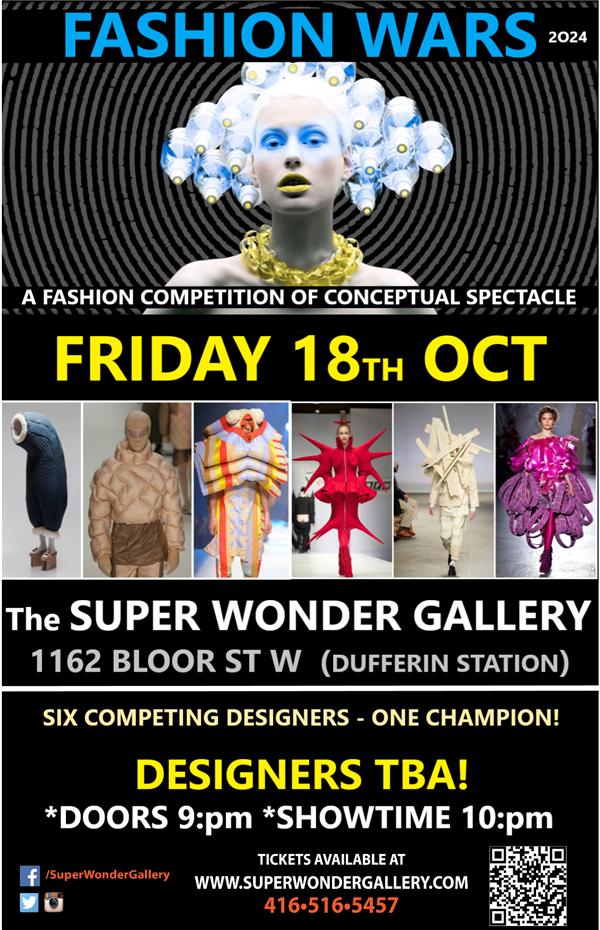 Get Information and buy tickets to FASHION WARS 2024  on Super Wonder Gallery