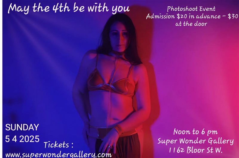 Get Information and buy tickets to May the 4th Be With You Cosplay Photography Networking on Super Wonder Gallery