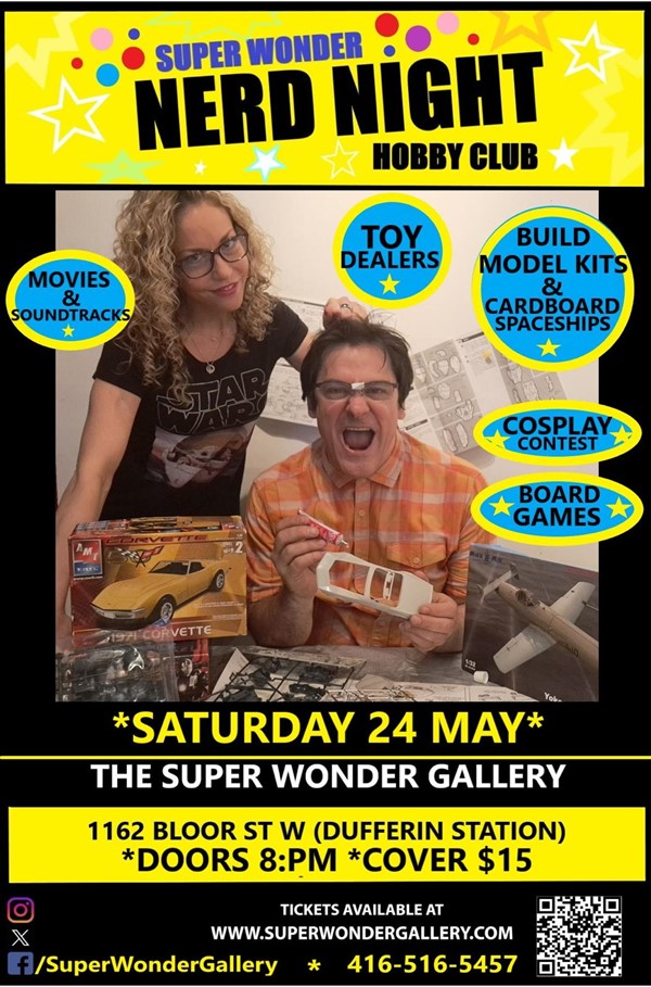 Get Information and buy tickets to Nerd Night  on Super Wonder Gallery