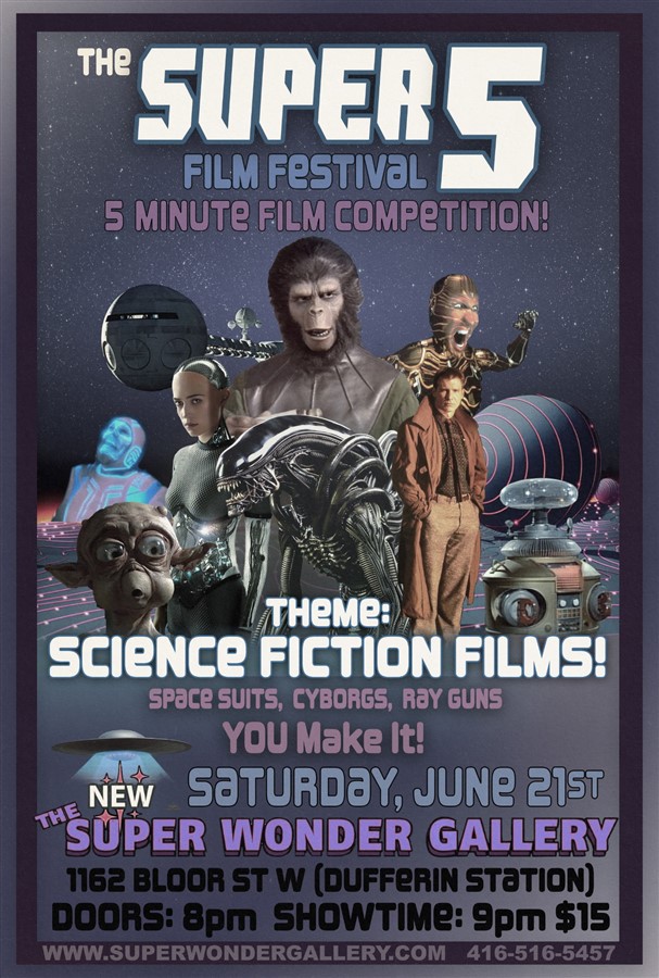 Get Information and buy tickets to The SUPER 5 Film Festival!  on Super Wonder Gallery