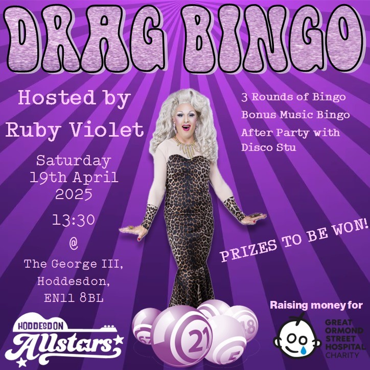 Drag Bingo (SOLD OUT)- Hosted by Ruby Violet image