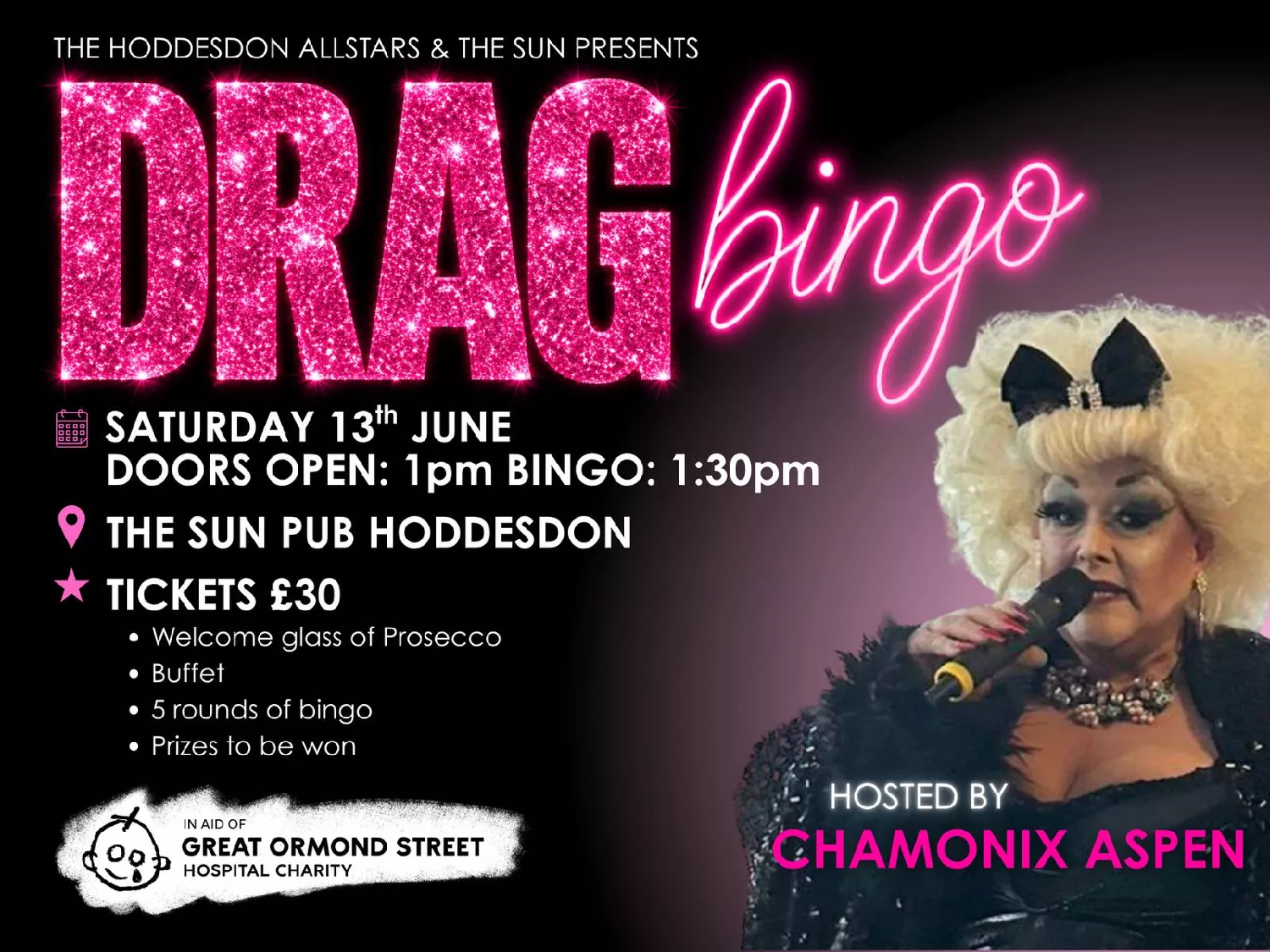 Drag Bingo - With Chamonix Aspen image