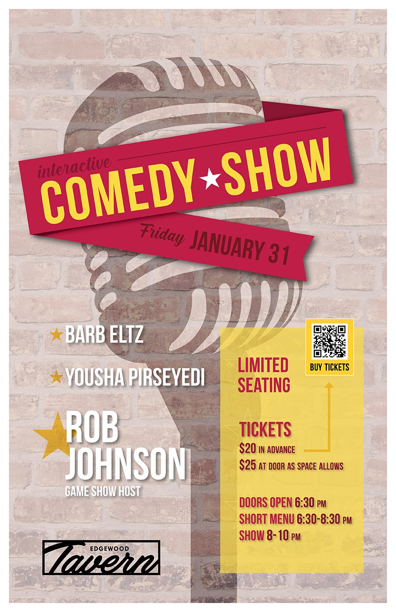 Comedy Show at Edgewood Tavern image