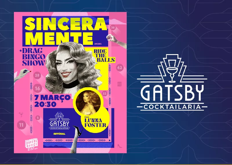Get Information and buy tickets to Drag Bingo Show Sincera Mente & Lunna Foster on Gatsby Cocktailaria