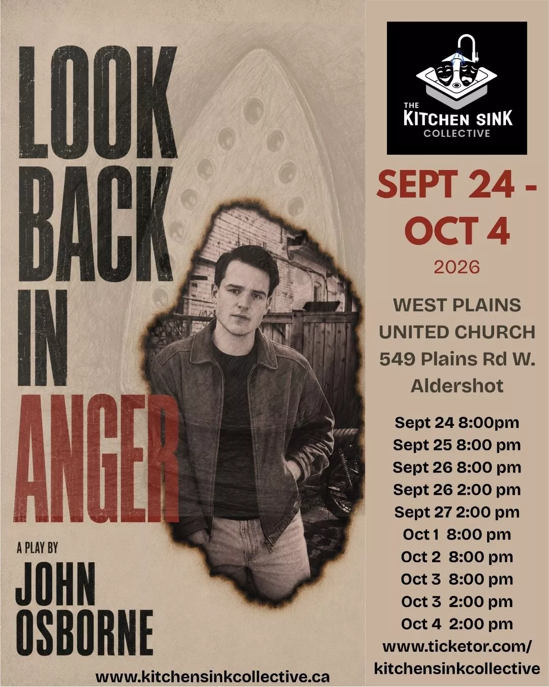Look Back In Anger October 1, 2026 8:00pm image