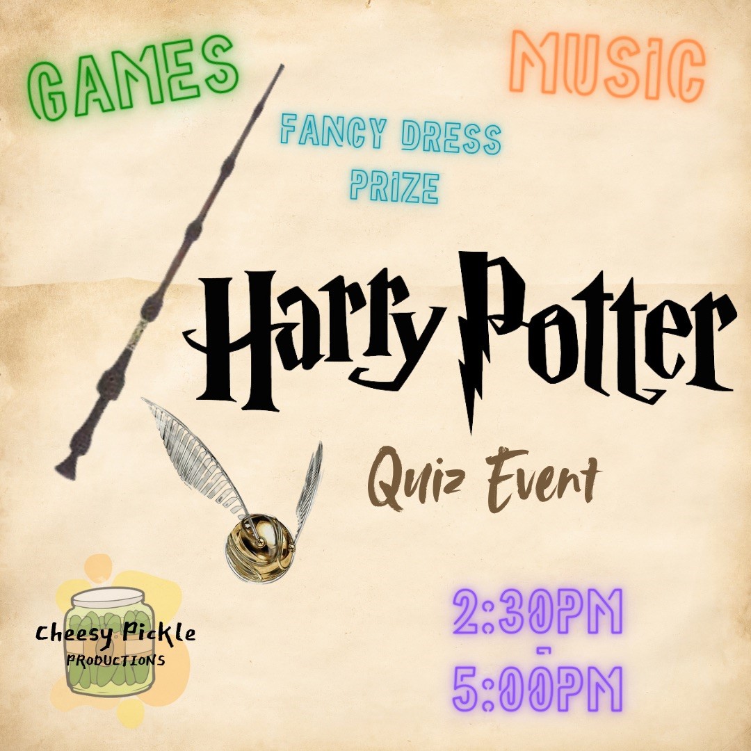 Get information & buy tickets to Harry Potter Quiz Event For the whole family - can you beat off the competition? on Mar 01, 14:30 @Fagins - Church Village