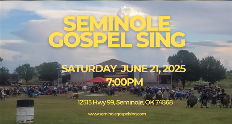 Get Information and buy tickets to Copy:Copy: Seminole Sing Saturday June 21, 2025 Seminole Sing Saturday June 21, 2025 on Seminole Gospel Sing