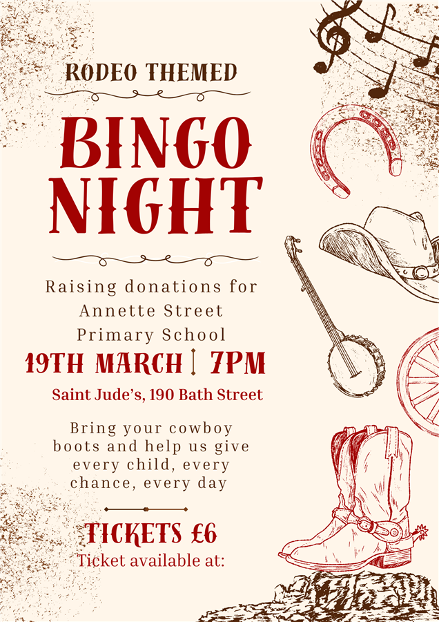 Rodeo Themed Bingo Night