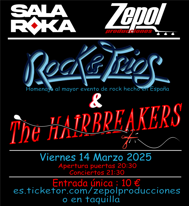 Rock&Trios + The Hairbreakers
