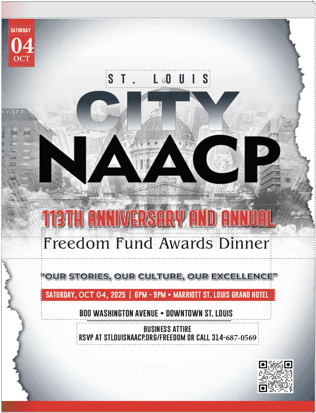 Get information, pick a seat & buy tickets to113th Annual Freedom Fund Dinner The Fierce Urgency of Now on Oct 04, 18:00 @Marriott St. Louis Grand