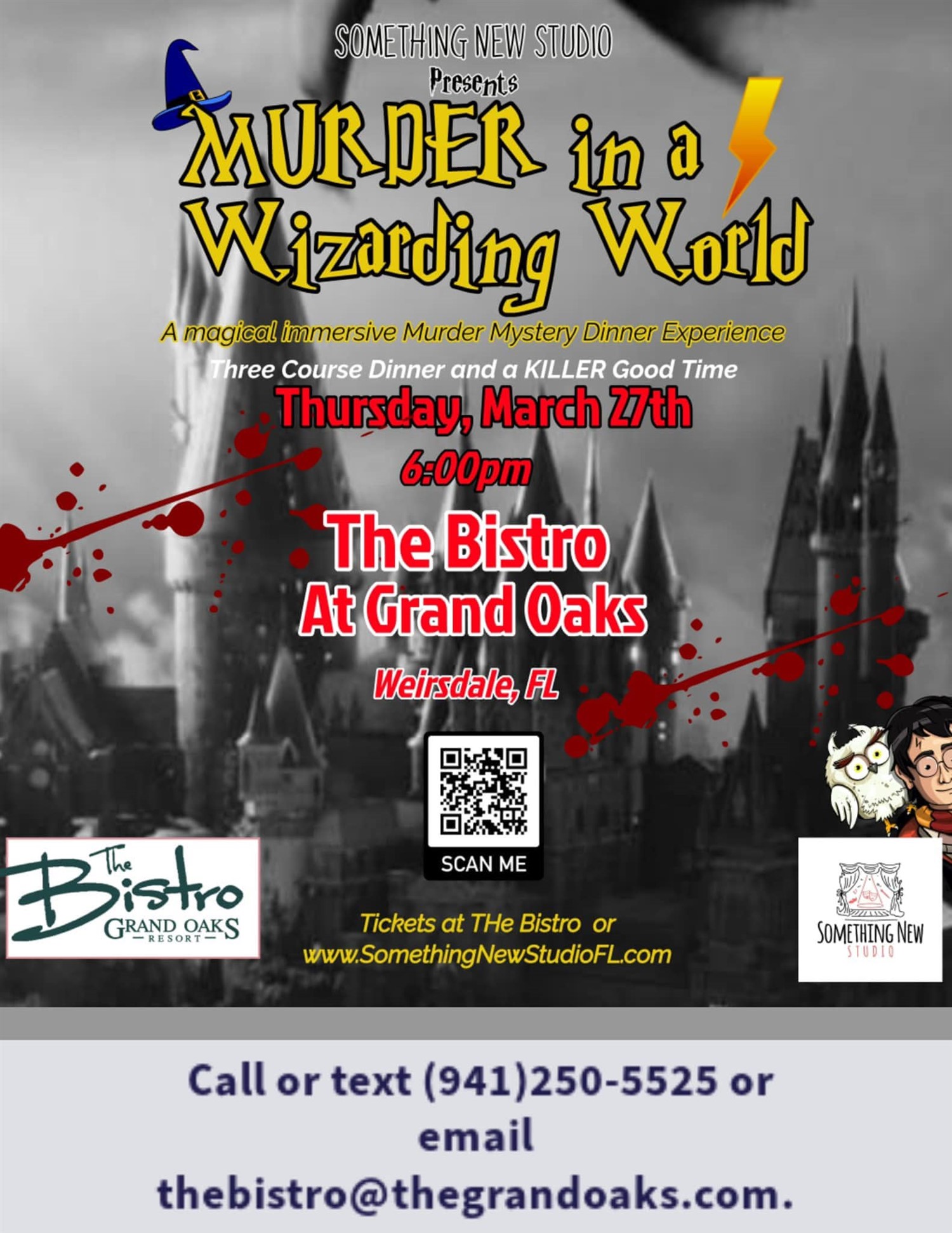 A Murder in a Wizarding World, March 27 at 6pm. image