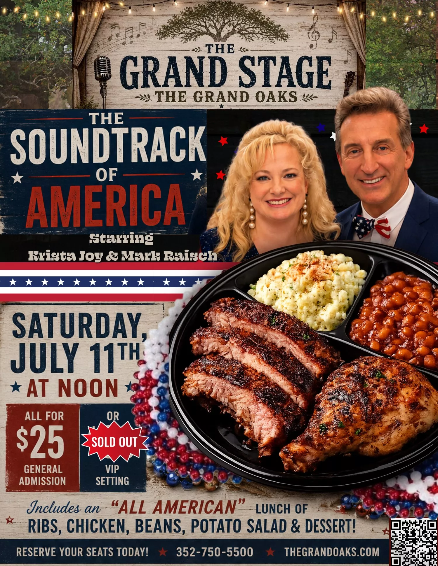 Mark Raisch & Krista Joy, The Soundtrack of America, July 11, 1PM image