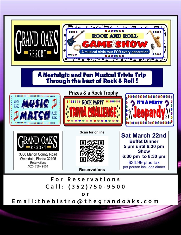 Rock & Roll Game Show Trivia