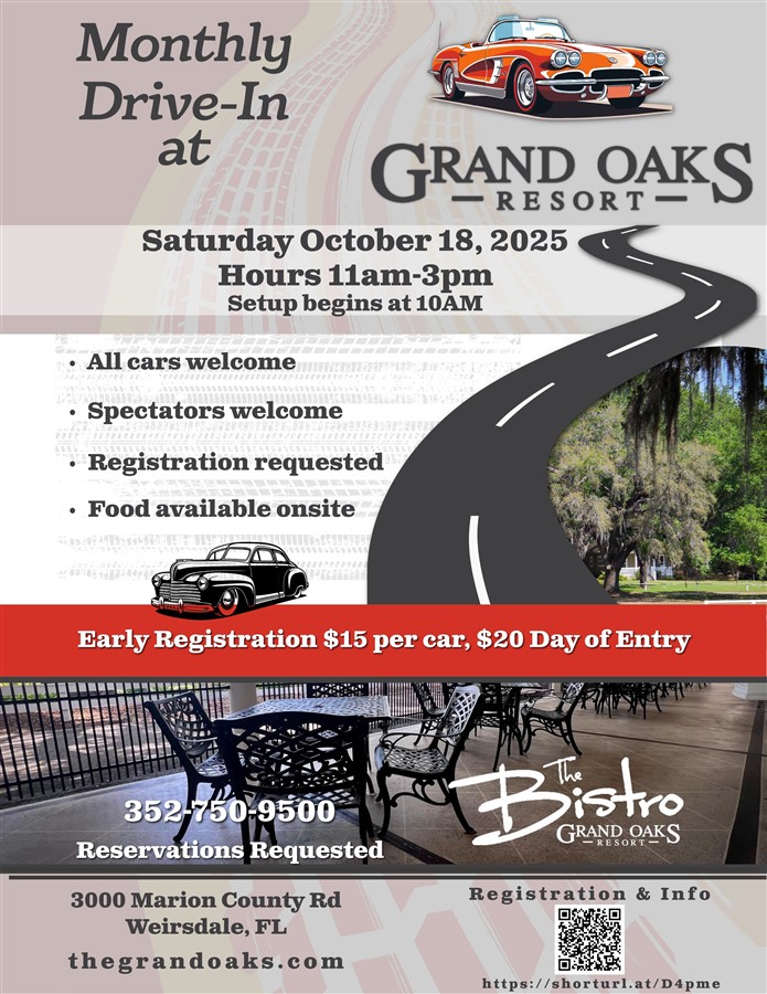 Monthly Drive-In at Grand Oaks Resort