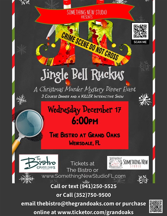 Jingle Bell Ruckus an Interactive CHRISTMAS Murder Mystery Dinner Event