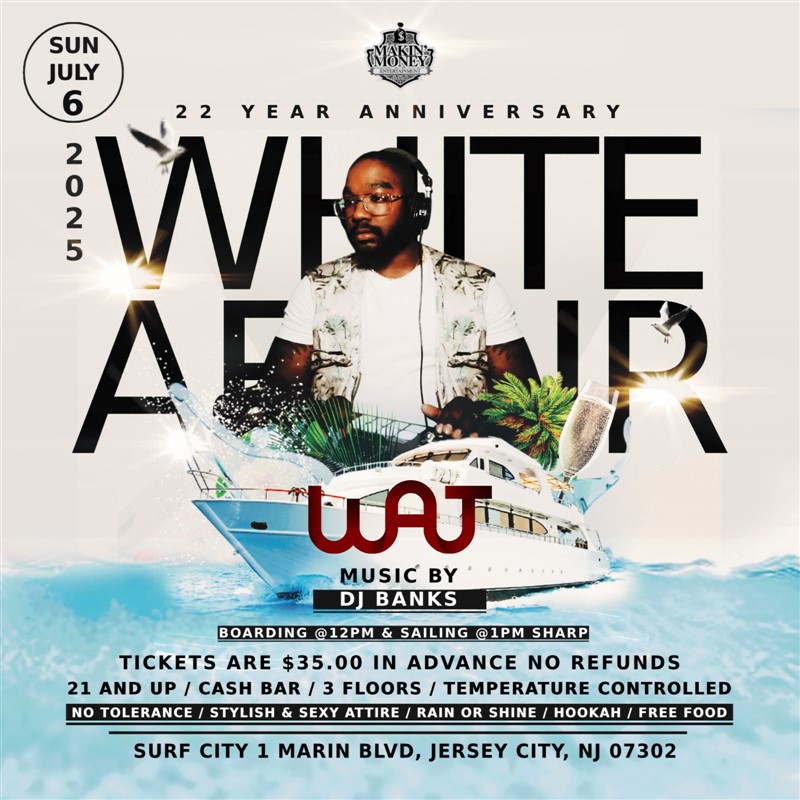 We Are Jersey: All White Affair Yacht Party