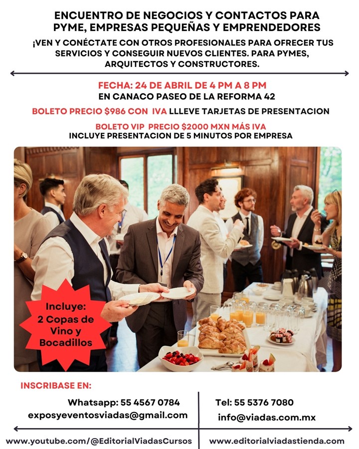 Encuentro de Negocios para Contacter Clientes y Proveedores