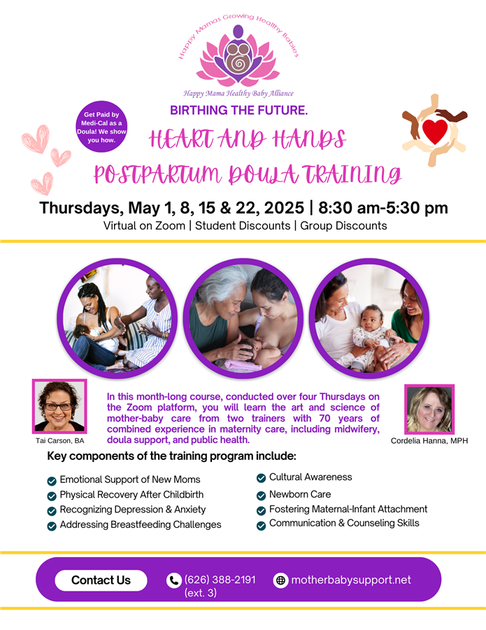Heart and Hands Postpartum Doula Training