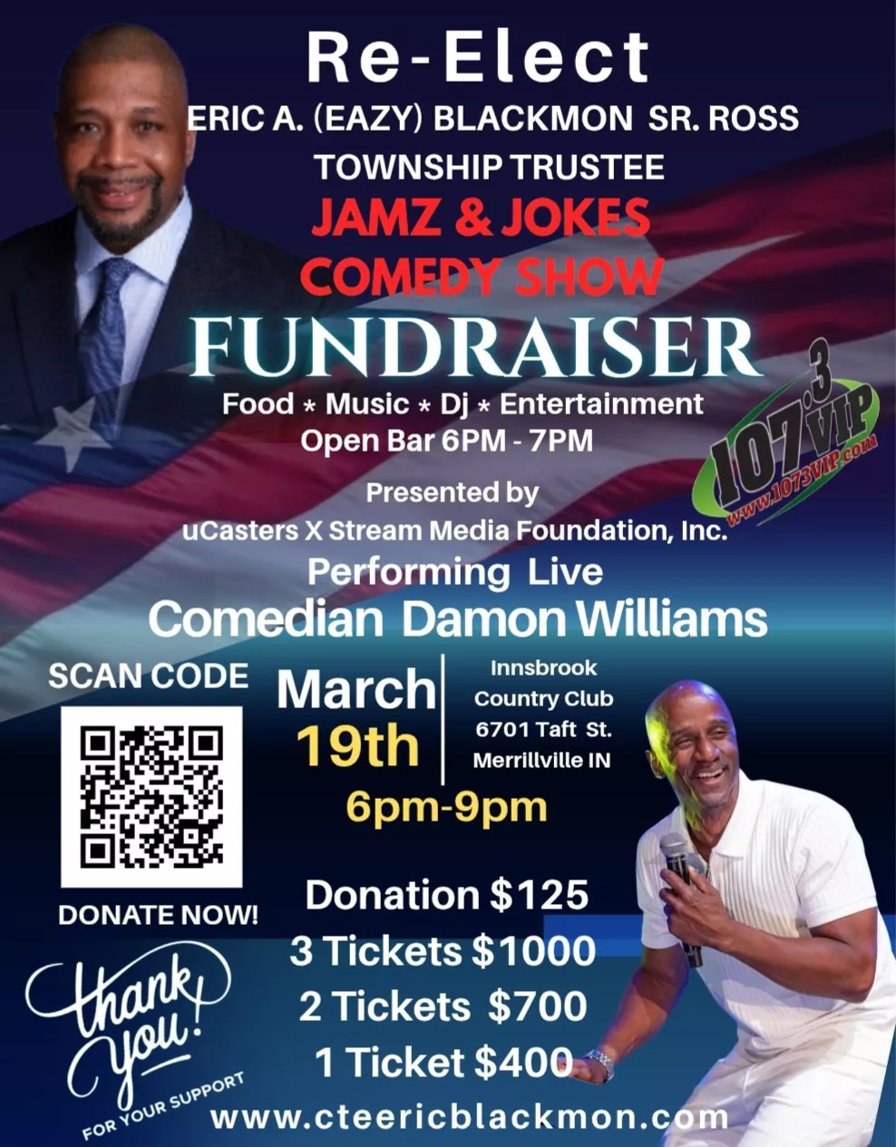 JAMZ & JOKES COMEDY SHOW FUNDRAISER image