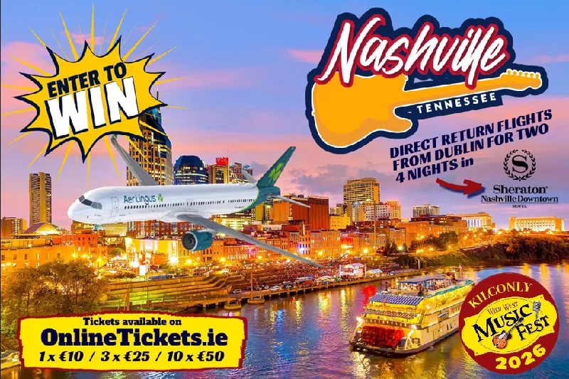 Win a Trip for 2 to Nashville
