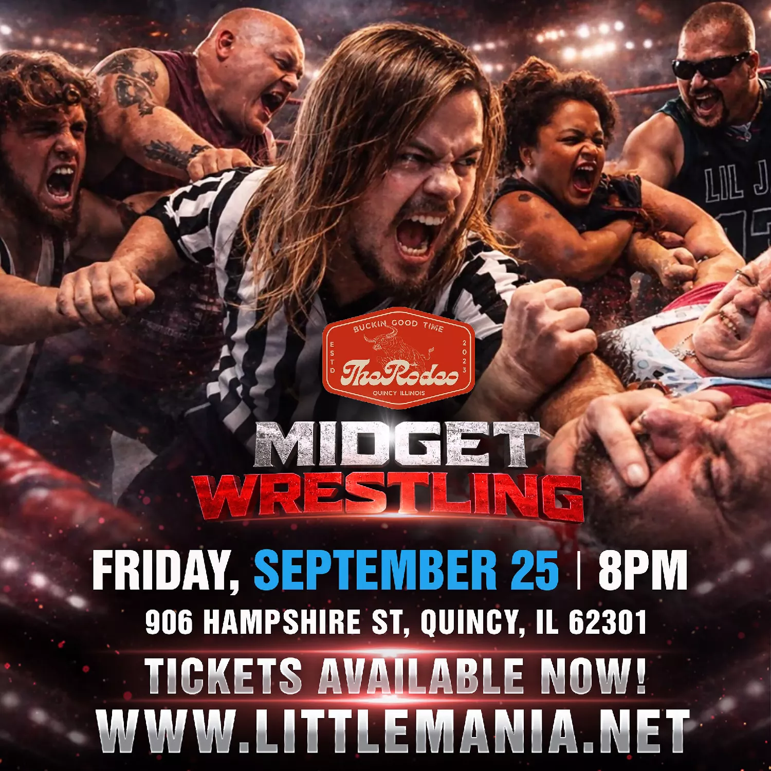 Get information & buy tickets toThe Rodeo - Quincy, IL Age Limit 18+ on Sep 25, 20:00 @The Rodeo | Little Mania | littlemania