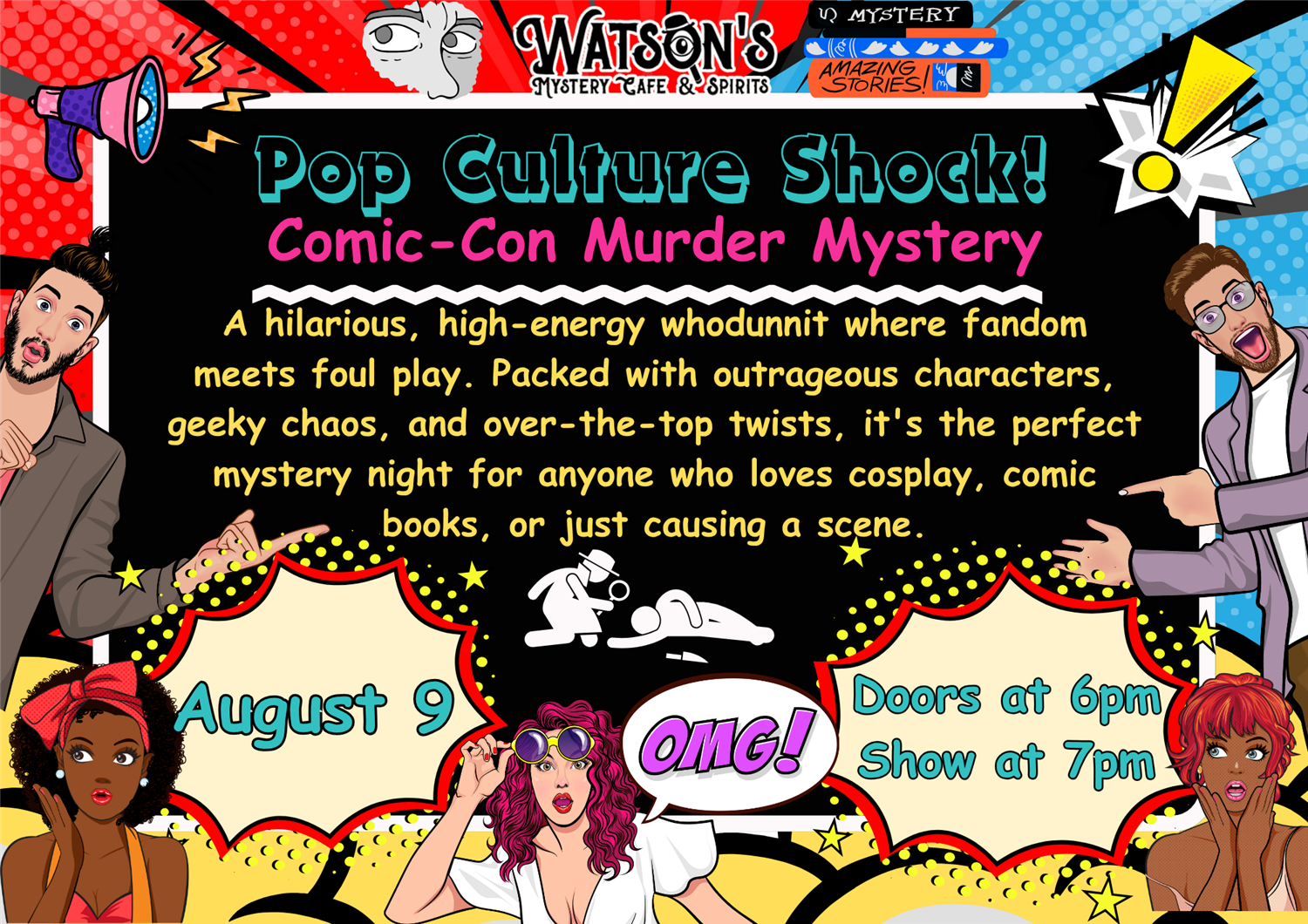 Pop Culture Shock! Comic-Con Murder Mystery (Archived) image