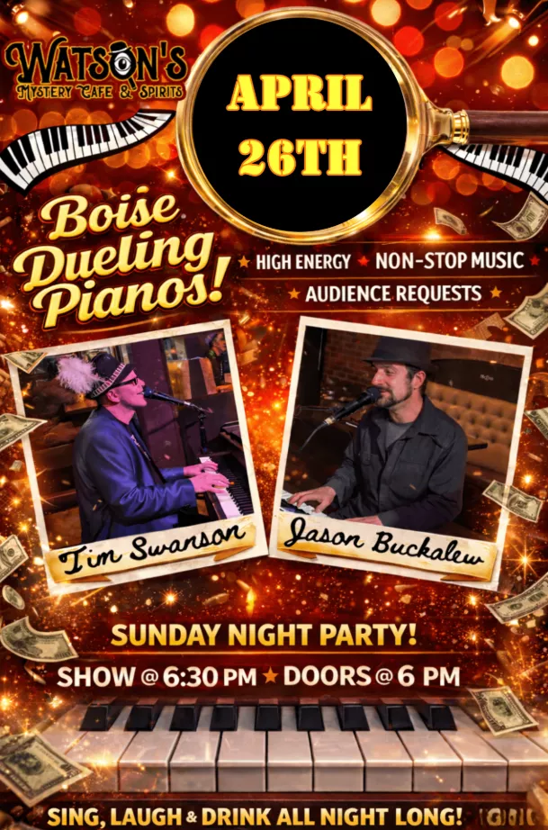 Boise Live Dueling Piano Show! (All Ages) image