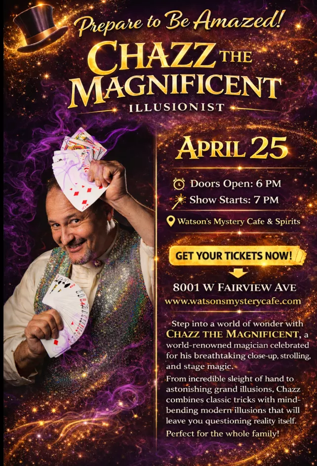 Chazz the Magnificent 2026 Tour: Illusionist image