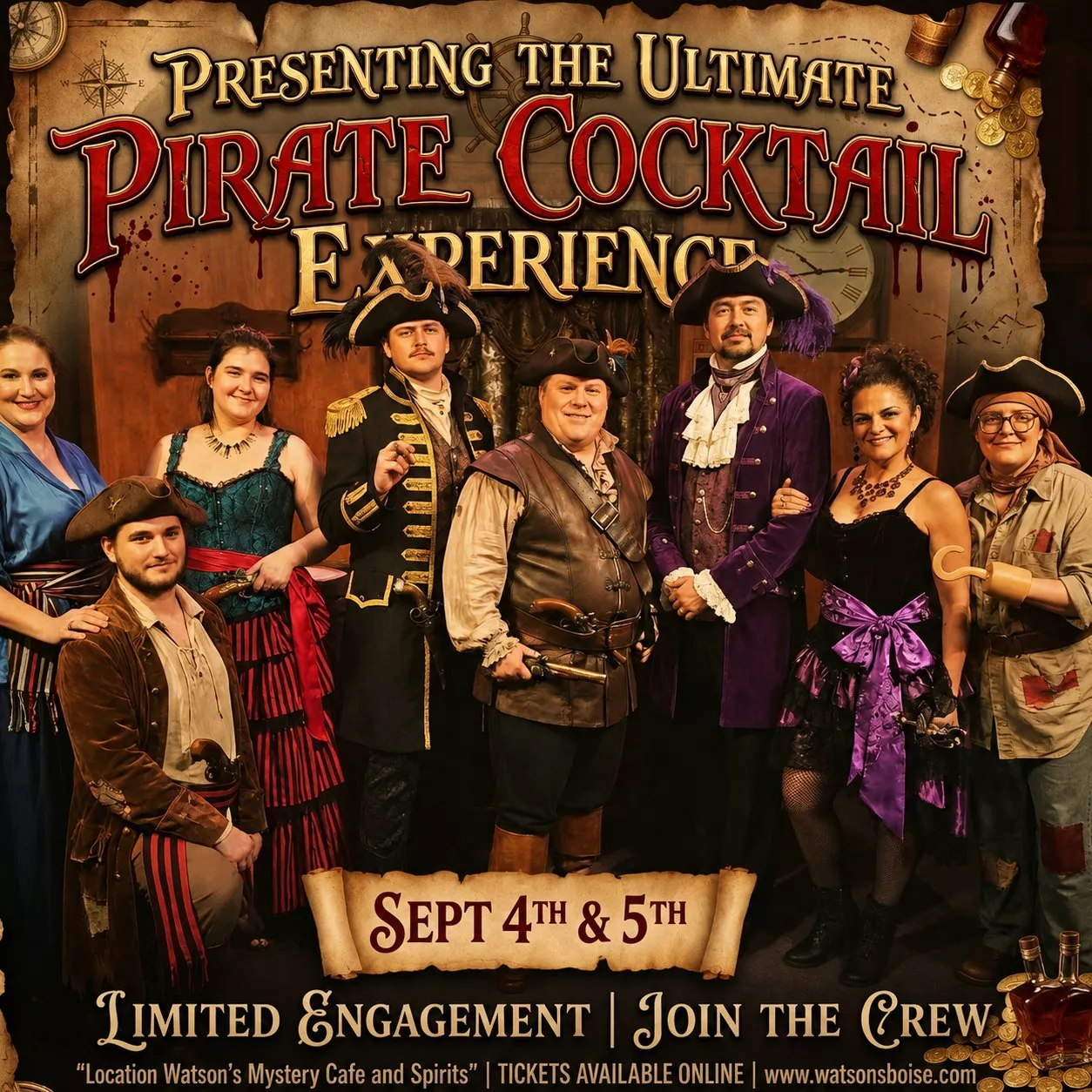 Tides of Treason: A Pirate Cocktail Experience (21+) image