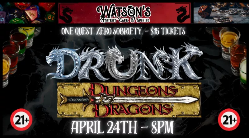 How We Roll: Drunkards and Dragons Comedy Show (21+)