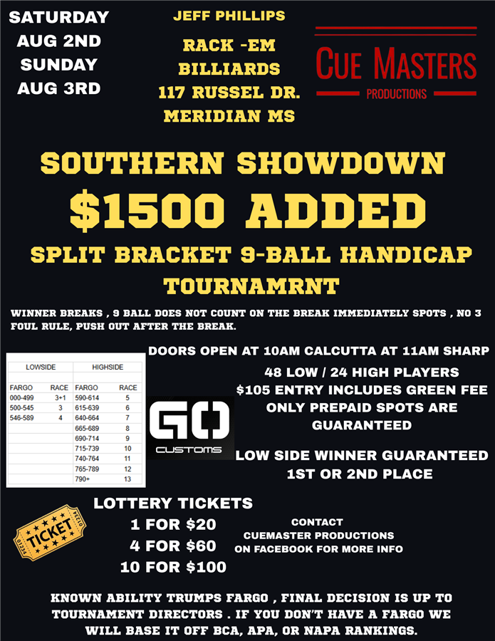 Rack em Southern Showdown