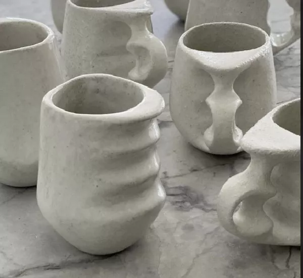 Sculpted Hand Form Mug