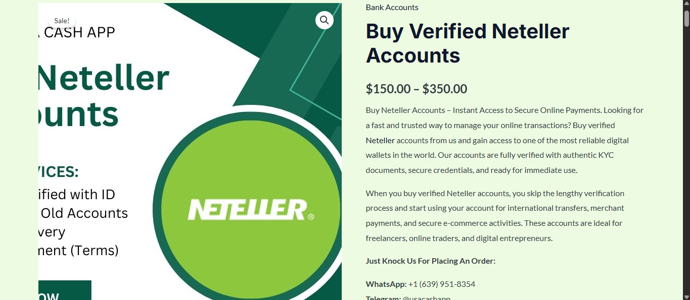 Step by Step Guide How To Buy Verified Neteller Accounts in 2025 image