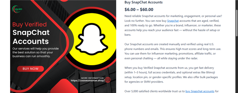 Buy Verified Snapchat Accounts for Secure Social Media Marketing and Instant Engagement